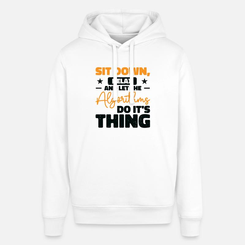Computer Algorithm Programmer Artificial - Stanley/Stella SOUNDER Unisex Hoodie - white