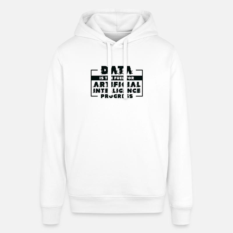 Artificial Intelligence Progress Machine Learning - Stanley/Stella SOUNDER Unisex Hoodie - white