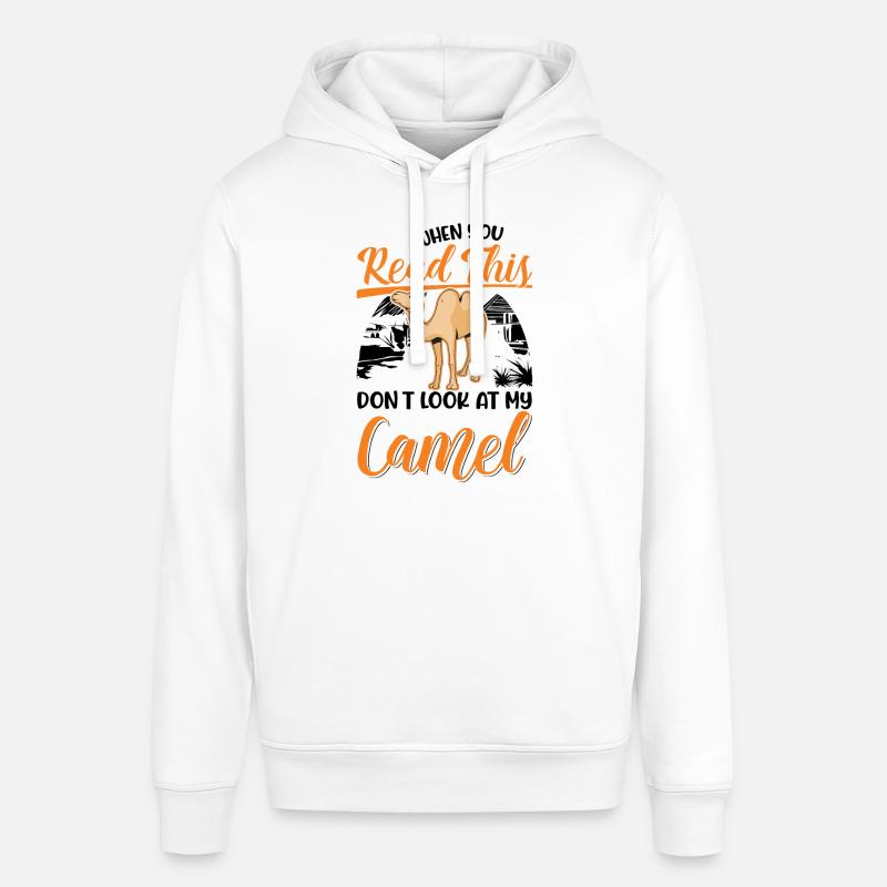Kamel Geschenk Dromedar Camel Großkamel - Stanley/Stella Unisex Hoodie SOUNDER - Weiß