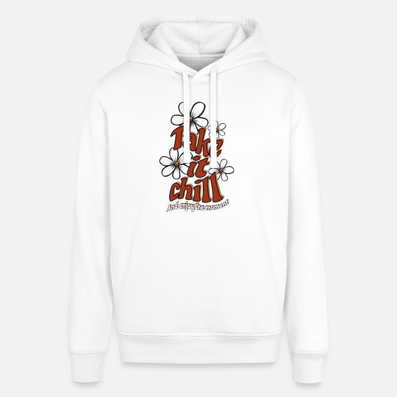 Take it Chill - Optimisme - Dire - Sweat à capuche SOUNDER Stanley/Stella Unisexe - blanc