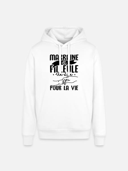 Marraine et filleule - Sweat à capuche SOUNDER Stanley/Stella Unisexe - blanc