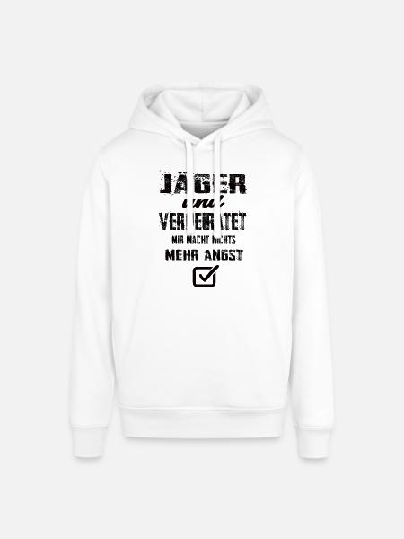 Jäger und Verheiratet - Stanley/Stella Unisex Hoodie SOUNDER - Weiß