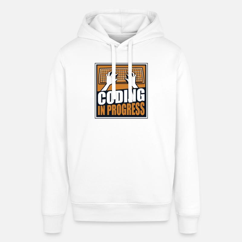 Coding In Progress Softwareingenieur Developer - Stanley/Stella Unisex Hoodie SOUNDER - Weiß