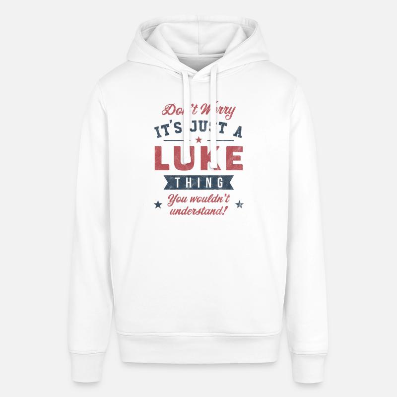 C’est un truc de Luke - Sweat à capuche SOUNDER Stanley/Stella Unisexe - blanc