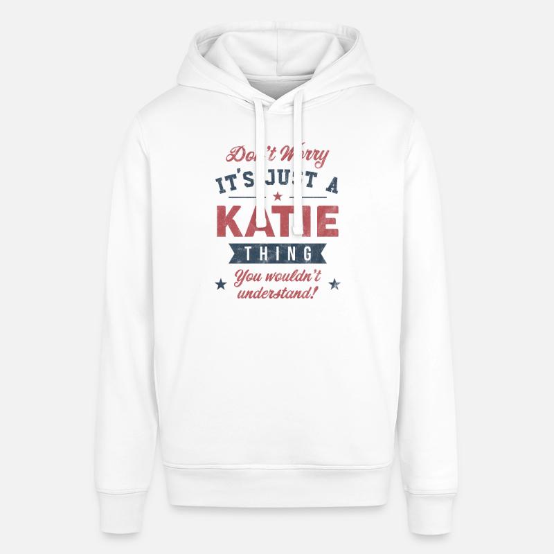 C’est un truc de Katie - Sweat à capuche SOUNDER Stanley/Stella Unisexe - blanc