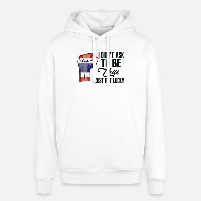 Fierté thaïlandaise Drapeau thaïlandais - Sweat à capuche SOUNDER Stanley/Stella Unisexe - blanc