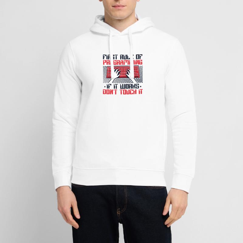 If It Works Don't Touch It Developer Coder Stanley/Stella Unisex Hoodie SOUNDER