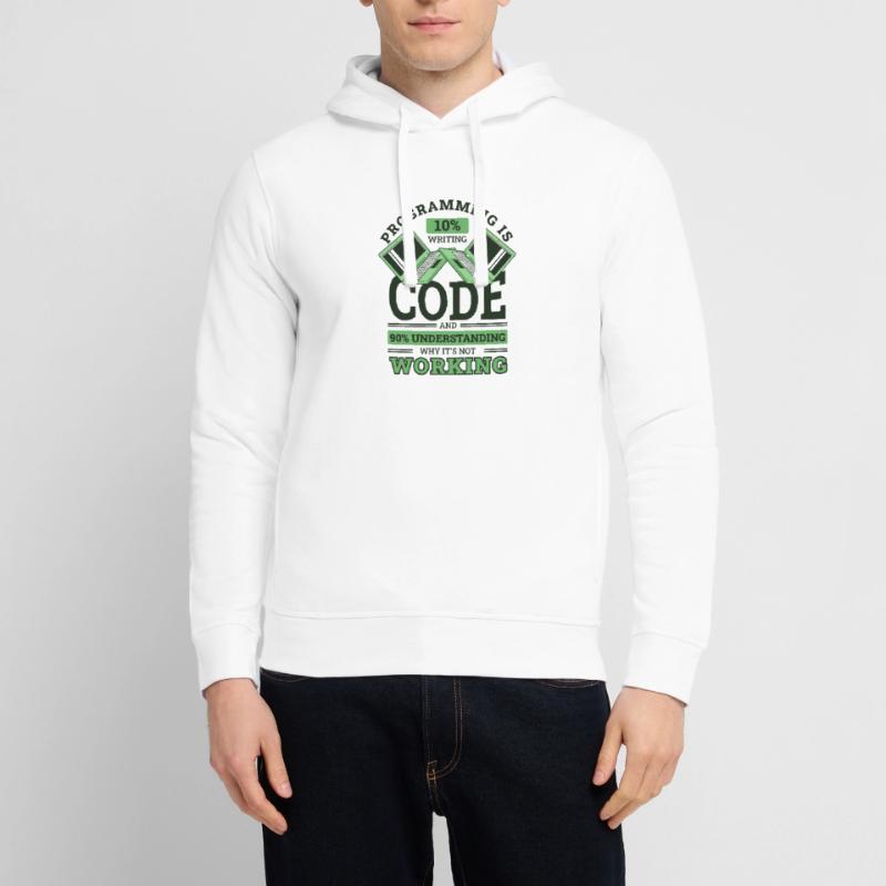 Programming 10% Writing 90% Not Working Coder Stanley/Stella Unisex Hoodie SOUNDER