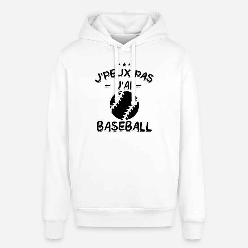 J'Peux Pas ! J'Ai Baseball ⚾ - Sweat à capuche SOUNDER Stanley/Stella Unisexe - blanc