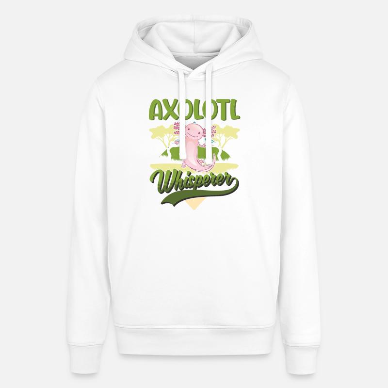 Axolotl Flüsterer Axolotl Whisperer - Sweat à capuche SOUNDER Stanley/Stella Unisexe - blanc