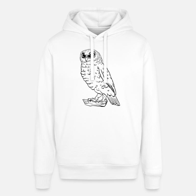 Einfach Eule - Stanley/Stella Unisex Hoodie SOUNDER - Weiß
