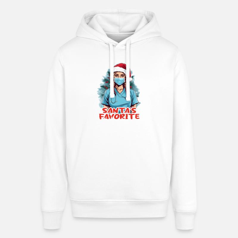 Infirmière de joyeux Noël - Sweat à capuche SOUNDER Stanley/Stella Unisexe - blanc