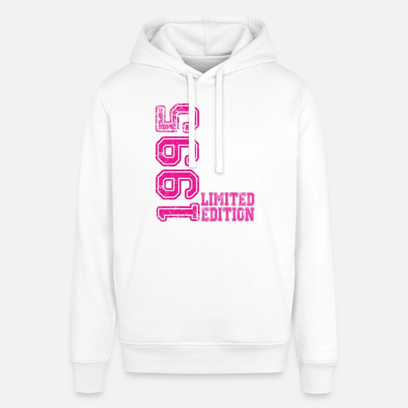 Édition limitée 1995 - Sweat à capuche SOUNDER Stanley/Stella Unisexe - blanc