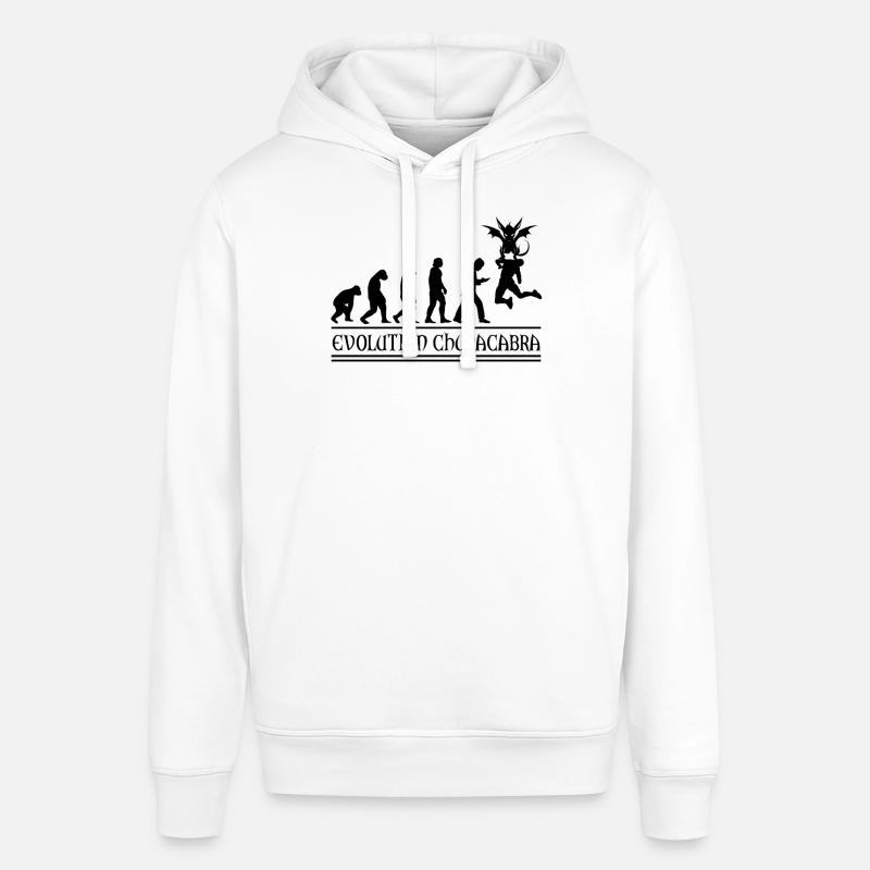 Cryptozoologists Chupacabra Creatures Evolution - Stanley/Stella SOUNDER Unisex Hoodie - white
