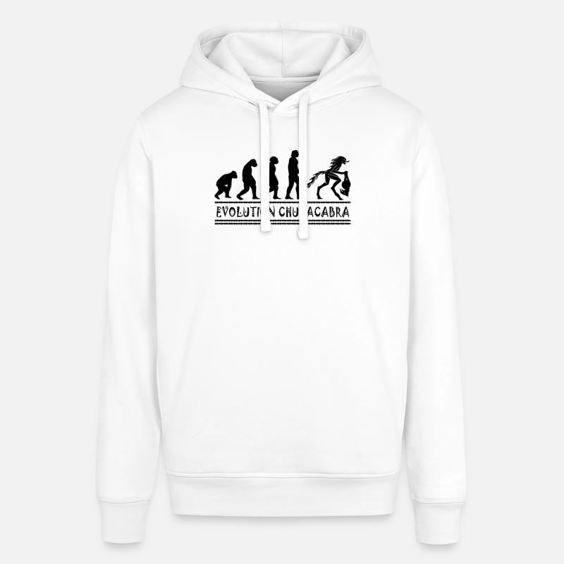 Cryptozoologistes Chupacabra Créatures Évolution - Sweat à capuche SOUNDER Stanley/Stella Unisexe - blanc