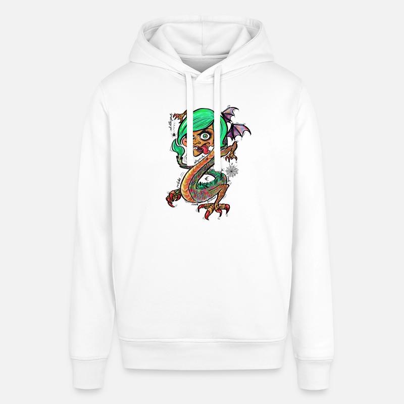 Dragon 8 Infini - Sweat à capuche SOUNDER Stanley/Stella Unisexe - blanc
