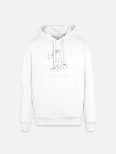 Kohlebergbau Mode - Minenarbeiter Geschenk - Stanley/Stella Unisex Hoodie SOUNDER - Weiß