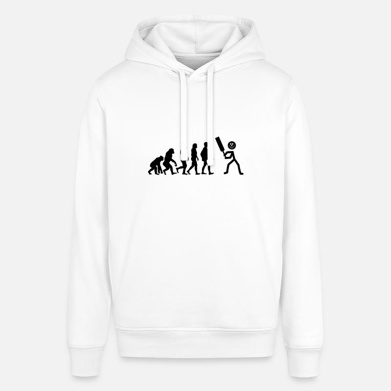 Drôle d’évolution de cricket - Sweat à capuche SOUNDER Stanley/Stella Unisexe - blanc