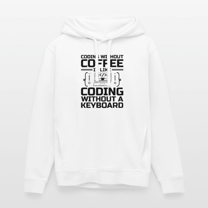 Kaffee-Codierung Programmierer Programmierer Entwickler Nerd Coff Stanley/Stella Unisex Hoodie SOUNDER