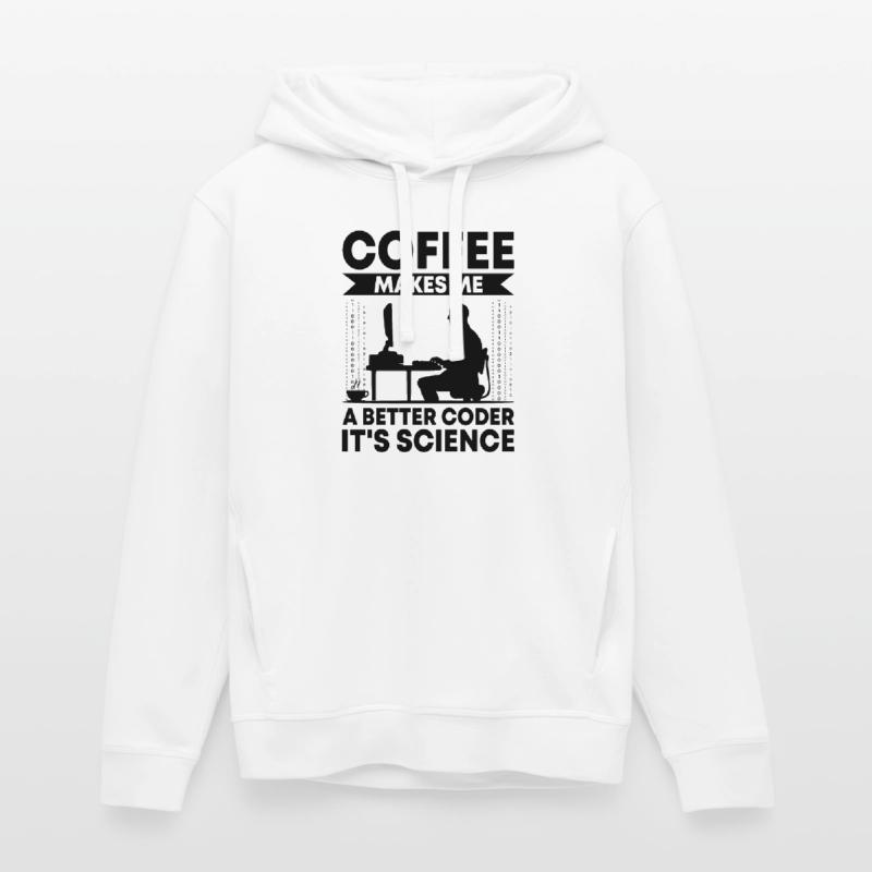 Kaffee-Codierung Programmierer Programmierer Entwickler Nerd Coff Stanley/Stella Unisex Hoodie SOUNDER