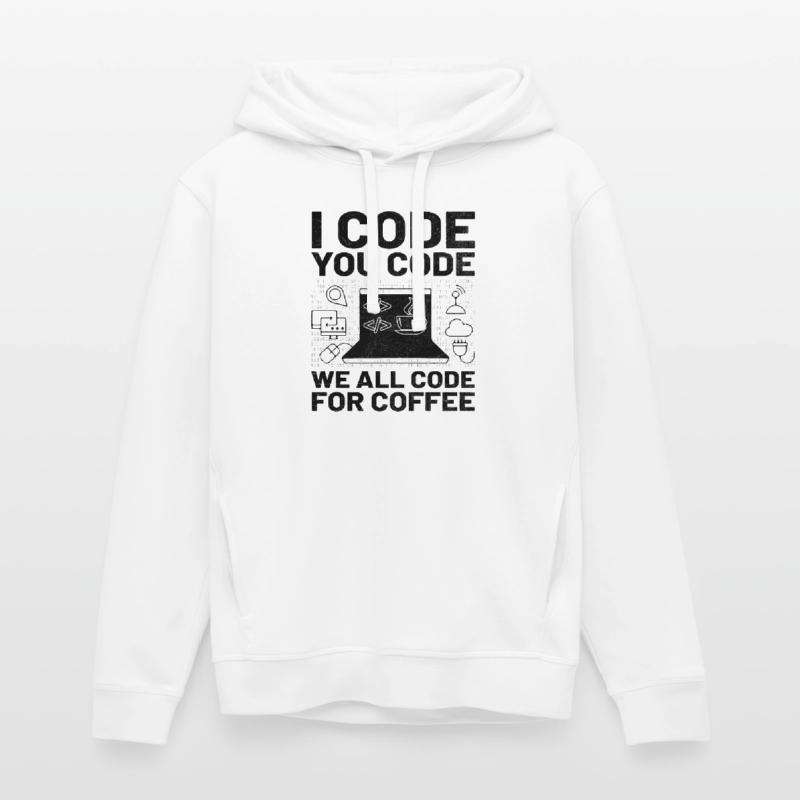 Kaffee-Codierung Programmierer Programmierer Entwickler Nerd Coff Stanley/Stella Unisex Hoodie SOUNDER