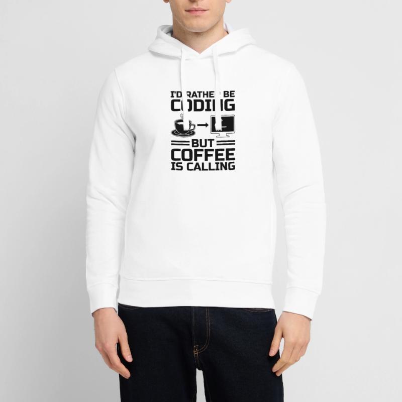 Kaffee-Codierung Programmierer Programmierer Entwickler Nerd Coff Stanley/Stella Unisex Hoodie SOUNDER