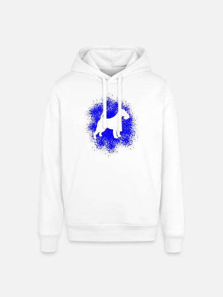 Drahthaar-Foxterrier für Hundeliebhaber - Stanley/Stella Unisex Hoodie SOUNDER - Weiß