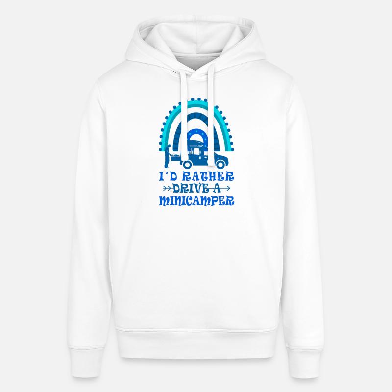 Minicamper Dictons Camping-Camper Microcamper - Sweat à capuche SOUNDER Stanley/Stella Unisexe - blanc