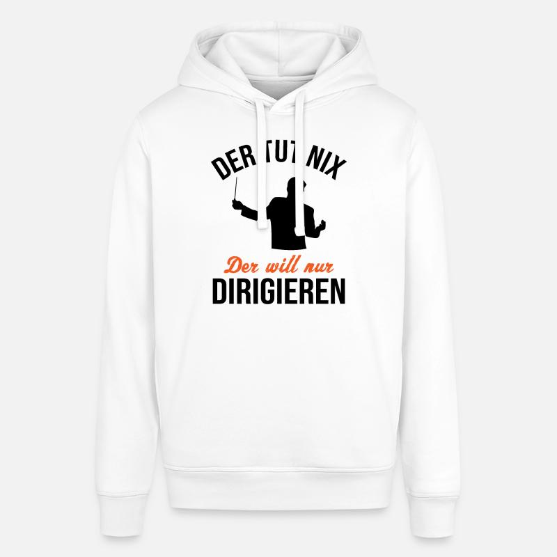 Harmloser Dirigent - Witziges Geschenk - Stanley/Stella Unisex Hoodie SOUNDER - Weiß