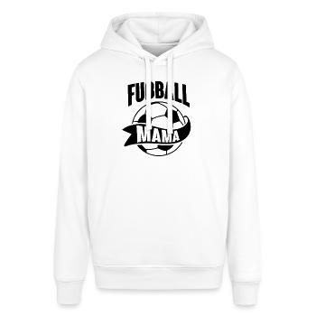 Fußball Mama - Stanley/Stella Unisex Hoodie SOUNDER - Weiß - Vorne - Alina (178cm) & Michal (187cm)