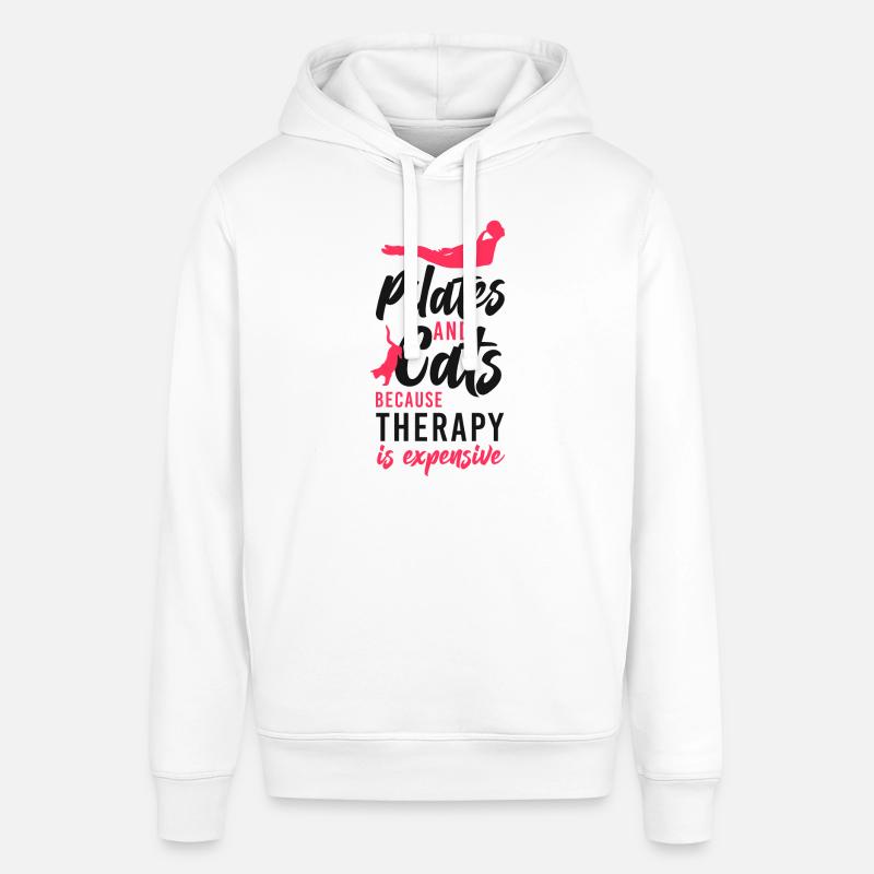 Instructeur de Pilates Enseignant Chat - Sweat à capuche SOUNDER Stanley/Stella Unisexe - blanc