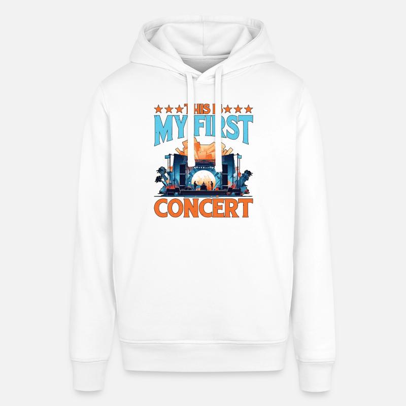 C’est mon premier concert 72 - Sweat à capuche SOUNDER Stanley/Stella Unisexe - blanc