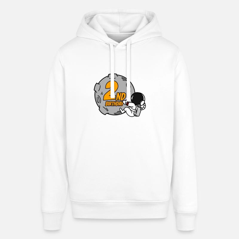 2 Anniversaire Garçon Astronaute - Sweat à capuche SOUNDER Stanley/Stella Unisexe - blanc