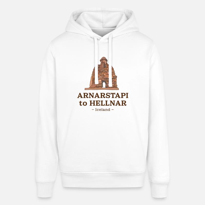 Arnarstapi to Hellnar – Iceland - Stanley/Stella Unisex Hoodie SOUNDER - Weiß
