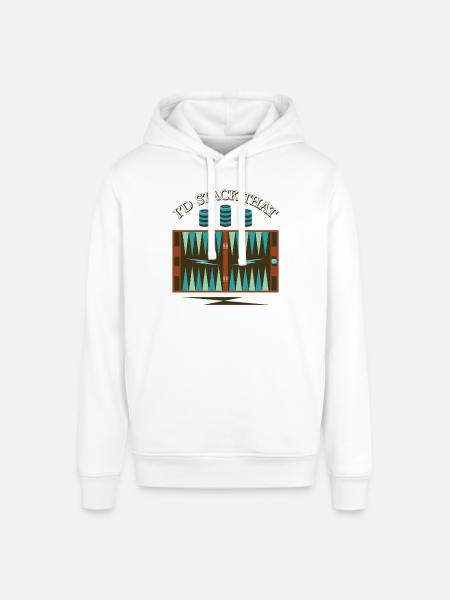 Backgammon Spiel - Stanley/Stella Unisex Hoodie SOUNDER - Weiß