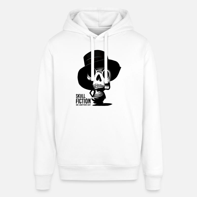 Skull Fiction Totenkopf Schädel - Sweat à capuche SOUNDER Stanley/Stella Unisexe - blanc