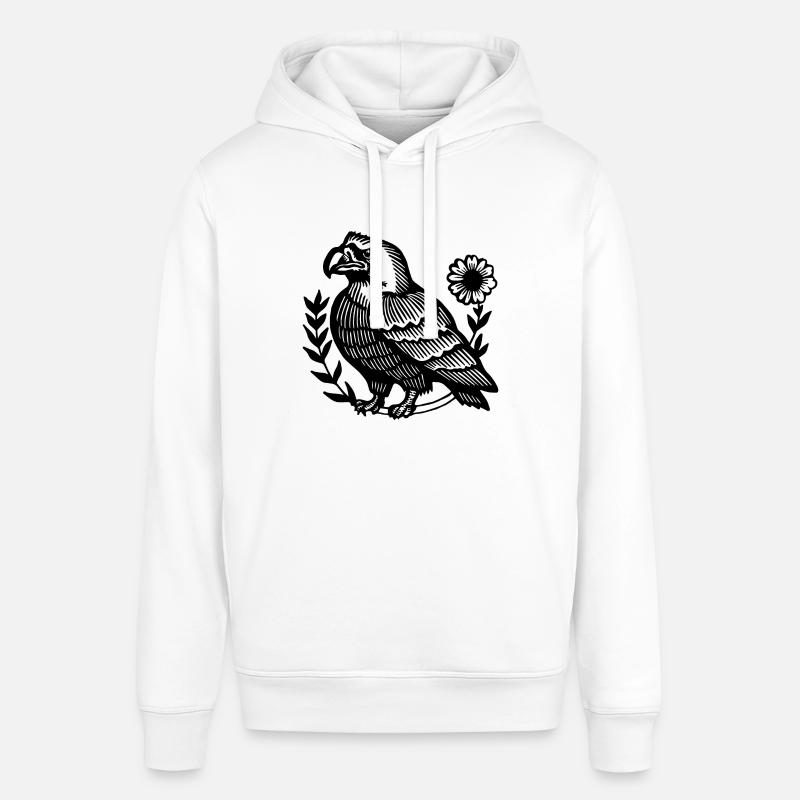 Aigle Tête d’aigle - Sweat à capuche SOUNDER Stanley/Stella Unisexe - blanc