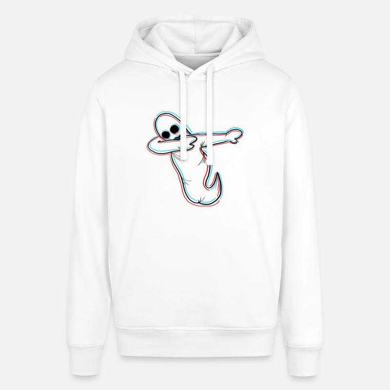 dabbing ghost Halloween - Sweat à capuche SOUNDER Stanley/Stella Unisexe - blanc