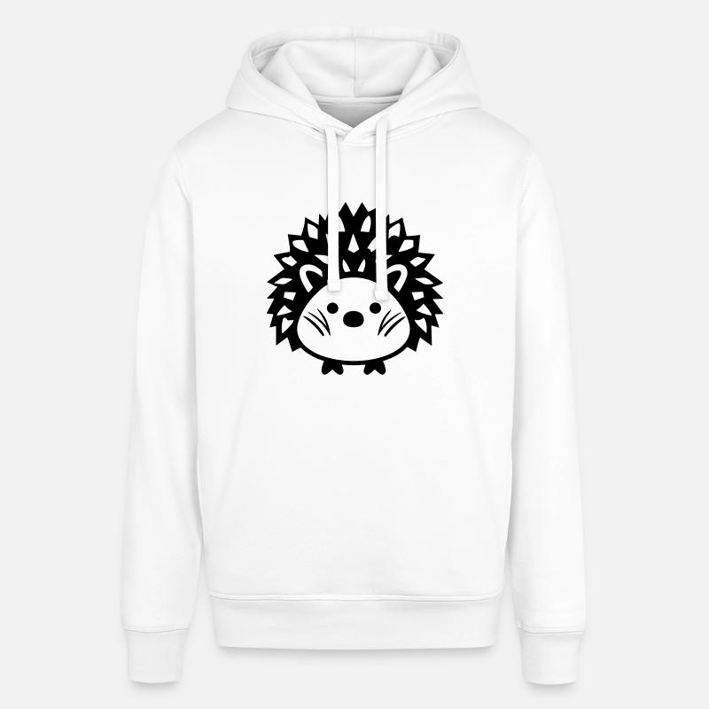 hérisson - Sweat à capuche SOUNDER Stanley/Stella Unisexe - blanc