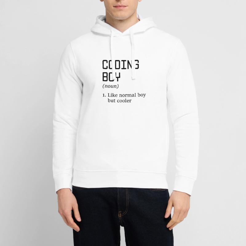 Coding Boy Definition Noun Software Developer Prog Stanley/Stella Unisex Hoodie SOUNDER