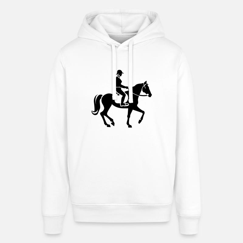 cavalière cheval cavalier - Sweat à capuche SOUNDER Stanley/Stella Unisexe - blanc