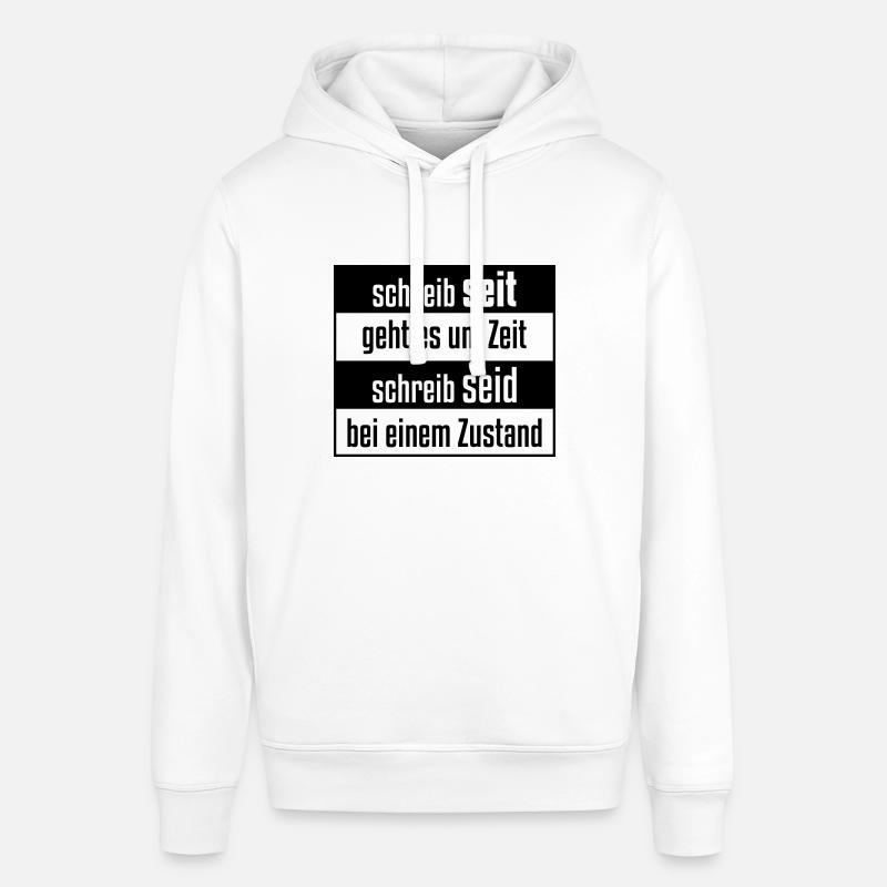 Schreibt man seit oder seid? - Stanley/Stella Unisex Hoodie SOUNDER - Weiß