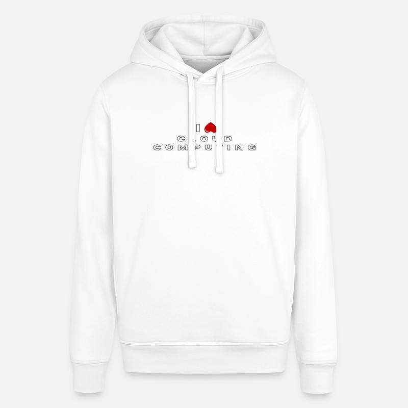 Je déteste le Cloud computing - Sweat à capuche SOUNDER Stanley/Stella Unisexe - blanc