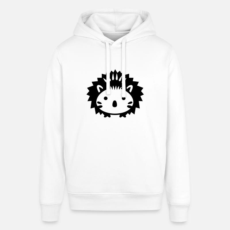 hérisson - Sweat à capuche SOUNDER Stanley/Stella Unisexe - blanc