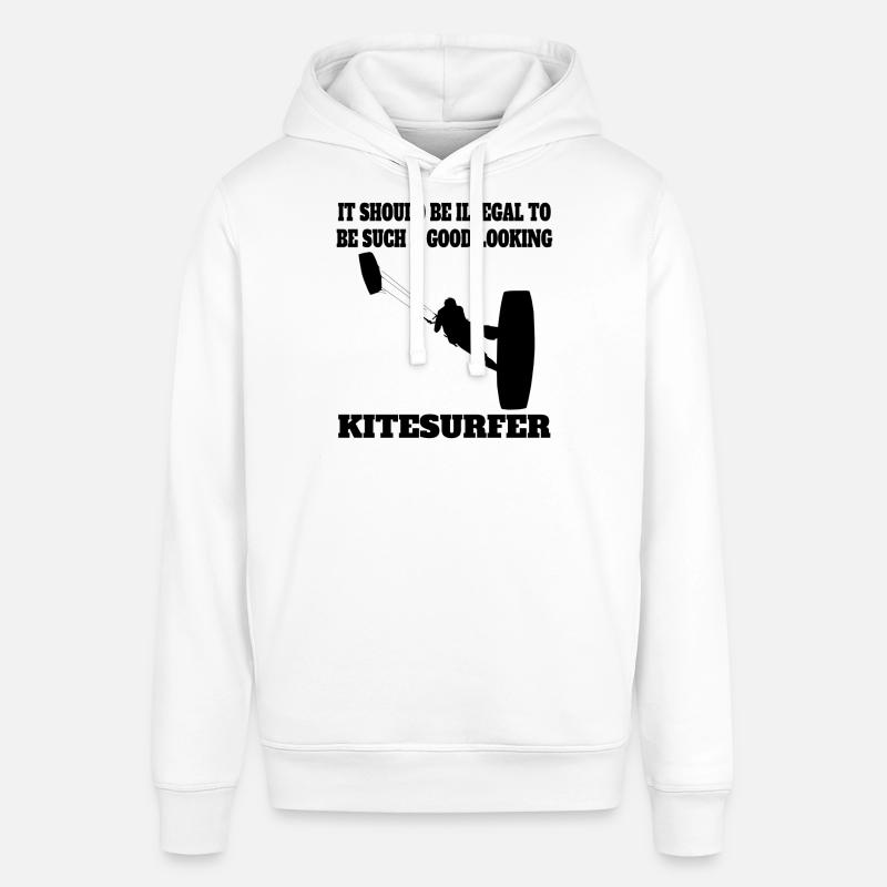 Kitesurfer Gift Surf Windsurf Windsurfer - Sweat à capuche SOUNDER Stanley/Stella Unisexe - blanc
