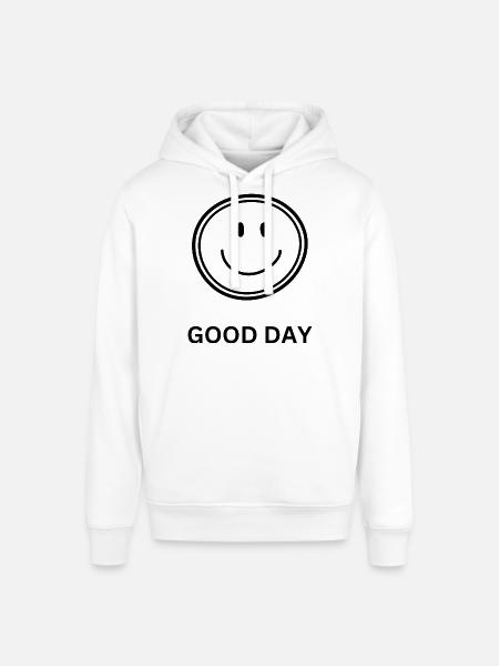 Good Day - Stanley/Stella SOUNDER Unisex Hoodie - white