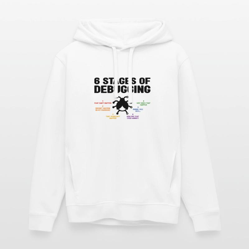6 Stages Of Debugging Coder Programmer Software De Stanley/Stella Unisex Hoodie SOUNDER