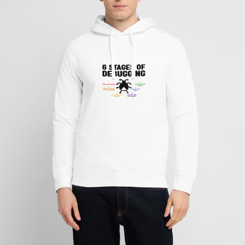 6 Stages Of Debugging Coder Programmer Software De Stanley/Stella Unisex Hoodie SOUNDER