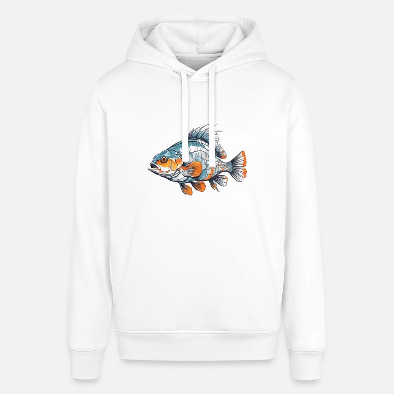 Conception esthétique de pêcheur pêcheur - Sweat à capuche SOUNDER Stanley/Stella Unisexe - blanc