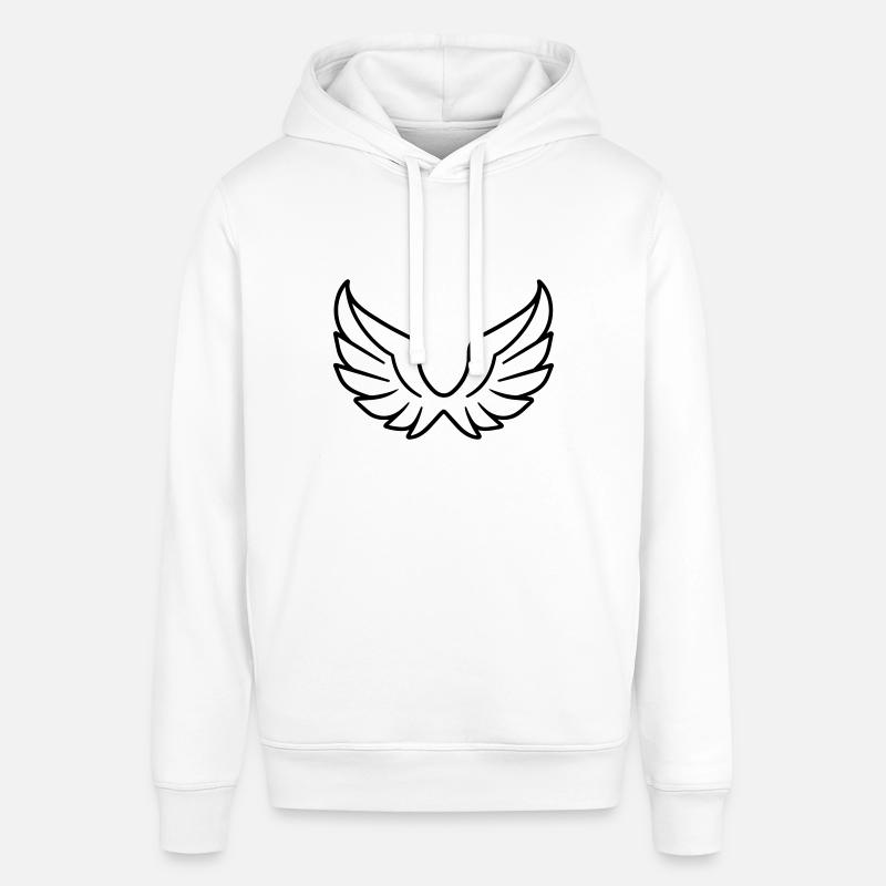 Ailes d'ange - Sweat à capuche SOUNDER Stanley/Stella Unisexe - blanc